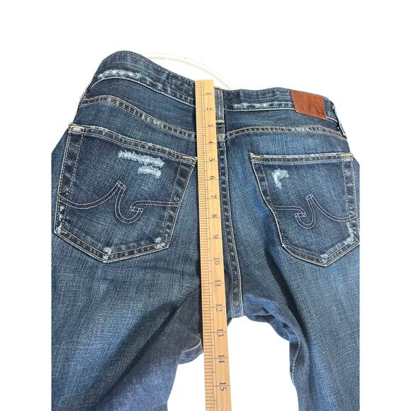 Adriano Goldschmied AG The Ex-boyfriend Slim Jeans Women's Size 27R 26" Inseam - Picture 6 of 7